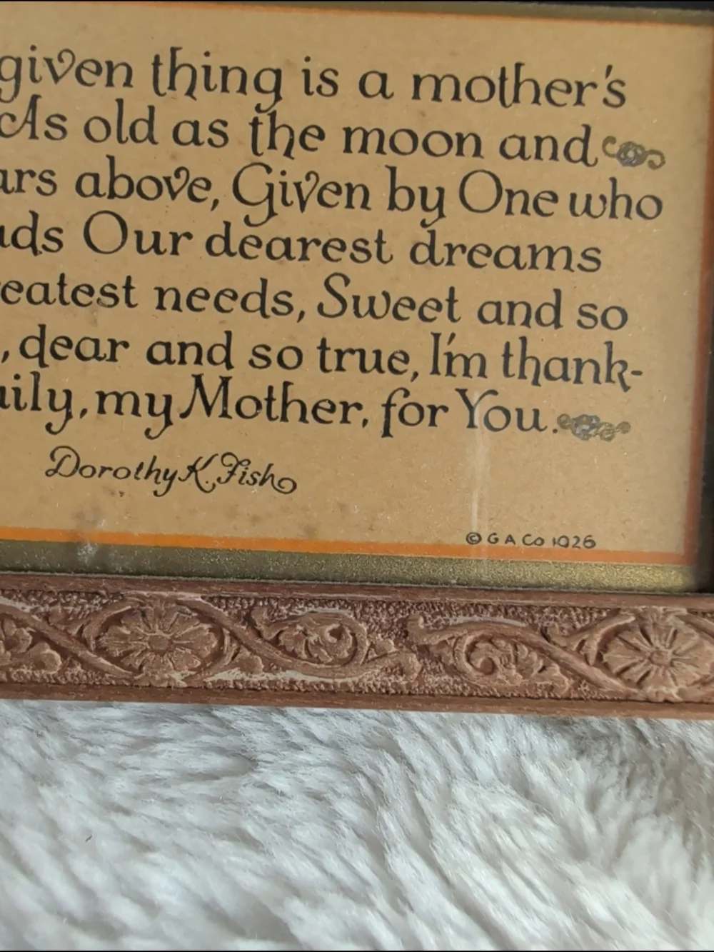 Vintage Framed Wall Art 1926/90's